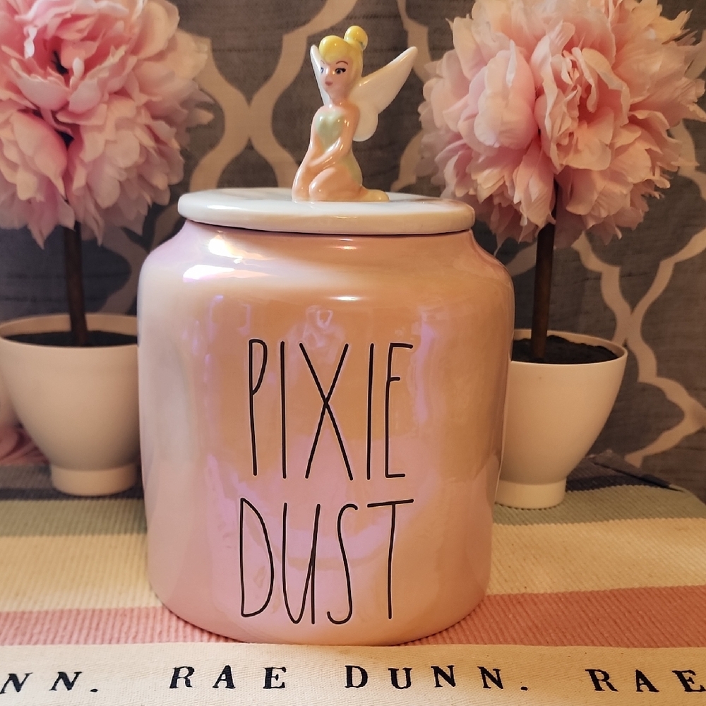 Rae Dunn Pink Pixie Dust Canister